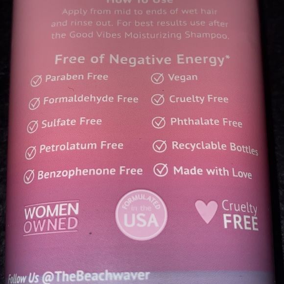 💕Beachwaver Good Vibes Moisturizing Hair Conditioner💕 - Picture 3 of 3